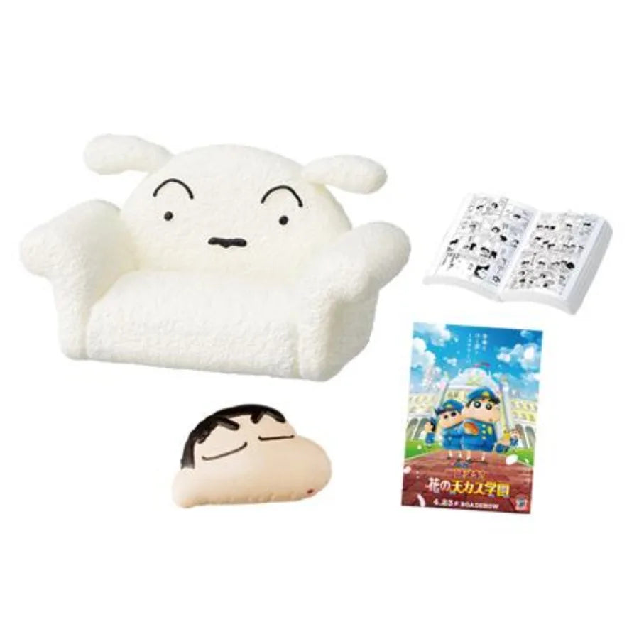 Genuine Rement Crayon Shin-chan Room Table Television Snack Model Blind Box Birthday Gift Desktop Decor Anime Cartoon Trendy Toy