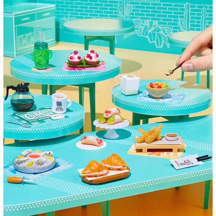 Original Miniverse Make It Mini Cafe Series 6 Mini Collectibles Blind Ball Tea Snack Collect Toys Ornament Girls Birthday Gifts